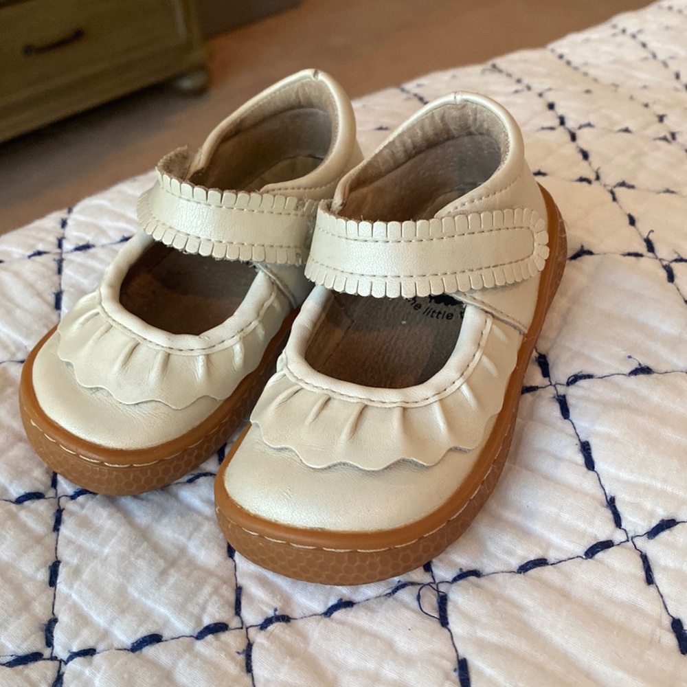 Livie and Luca gold shoe